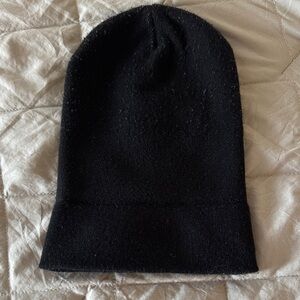 Black wool Beanie